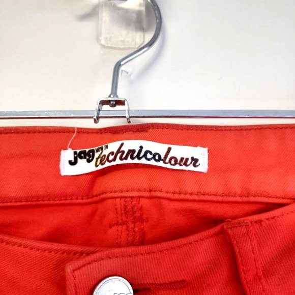 Size 12 Jag jeans in orange stretch - Picture 2 of 3